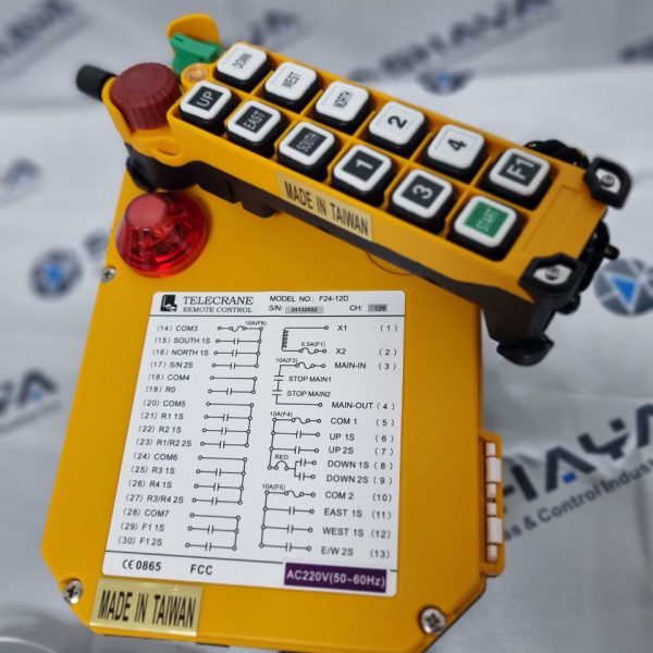 ریموت جرثقیل F24-12D تله کرین