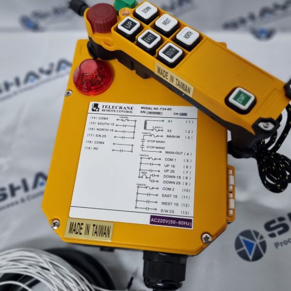ریموت کنترل جرثقیل F24-6D(شش کاره دوسرعت) تله کرین
